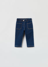 Ovs Baby Girl Cotton Baggy-Fit Jeans