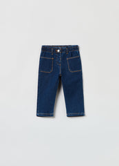 Ovs Baby Girl Cotton Baggy-Fit Jeans