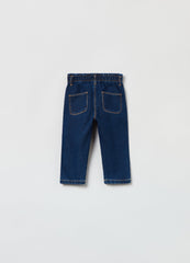 Ovs Baby Girl Cotton Baggy-Fit Jeans