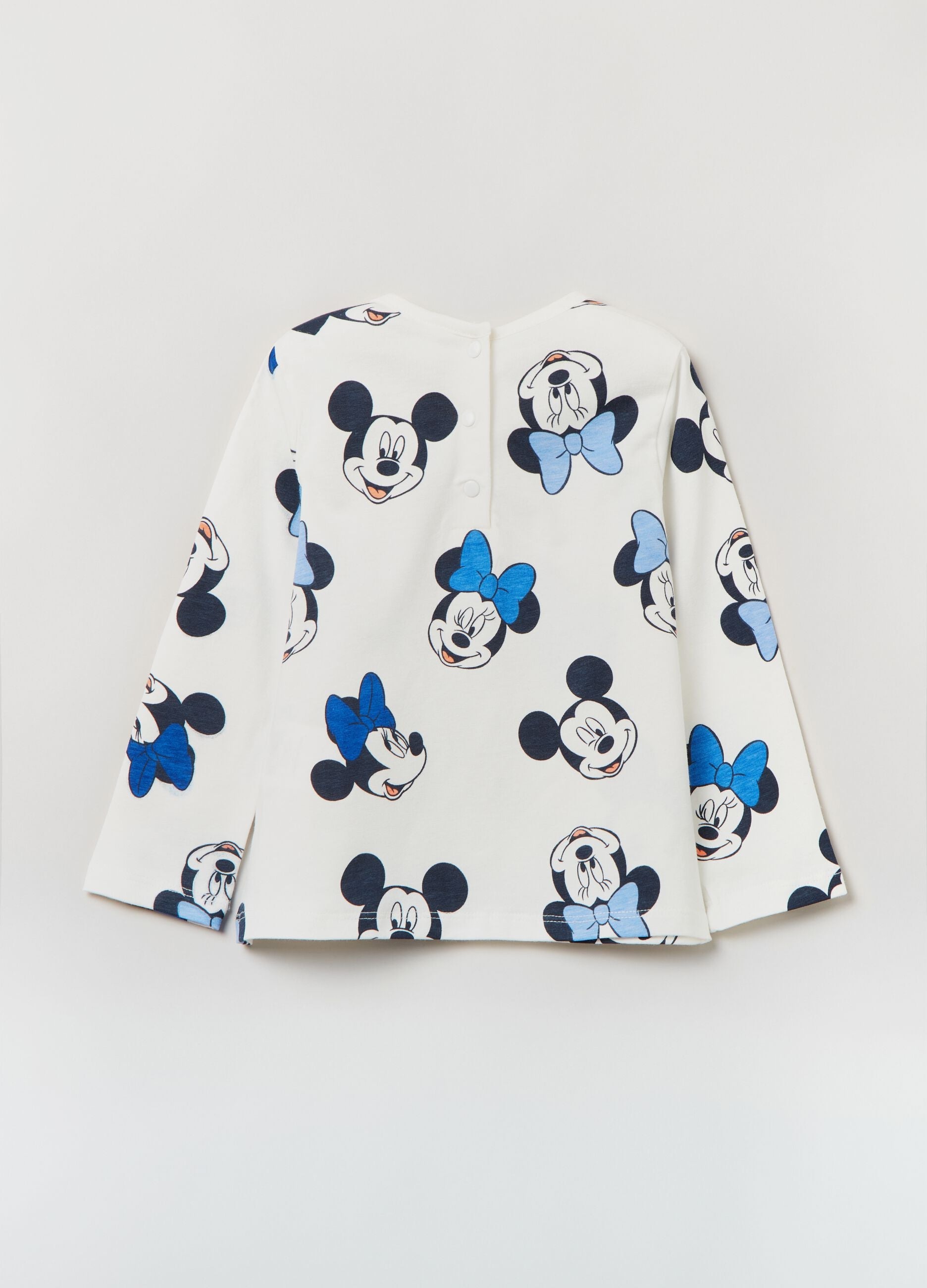 Ovs Disney Minnie And Mickey Mouse T-Shirt With Long Sleeves Ovs Disney Minnie And Mickey Mouse T-Shirt With Long Sleeves
