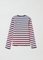 Ovs Long-Sleeved T-Shirt With Stripes