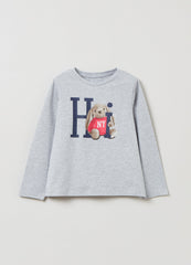 Ovs Girls Hi Printed Long Sleeve T-Shirt