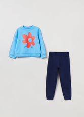 Ovs Girls Printed Sweat And Jogger Set
