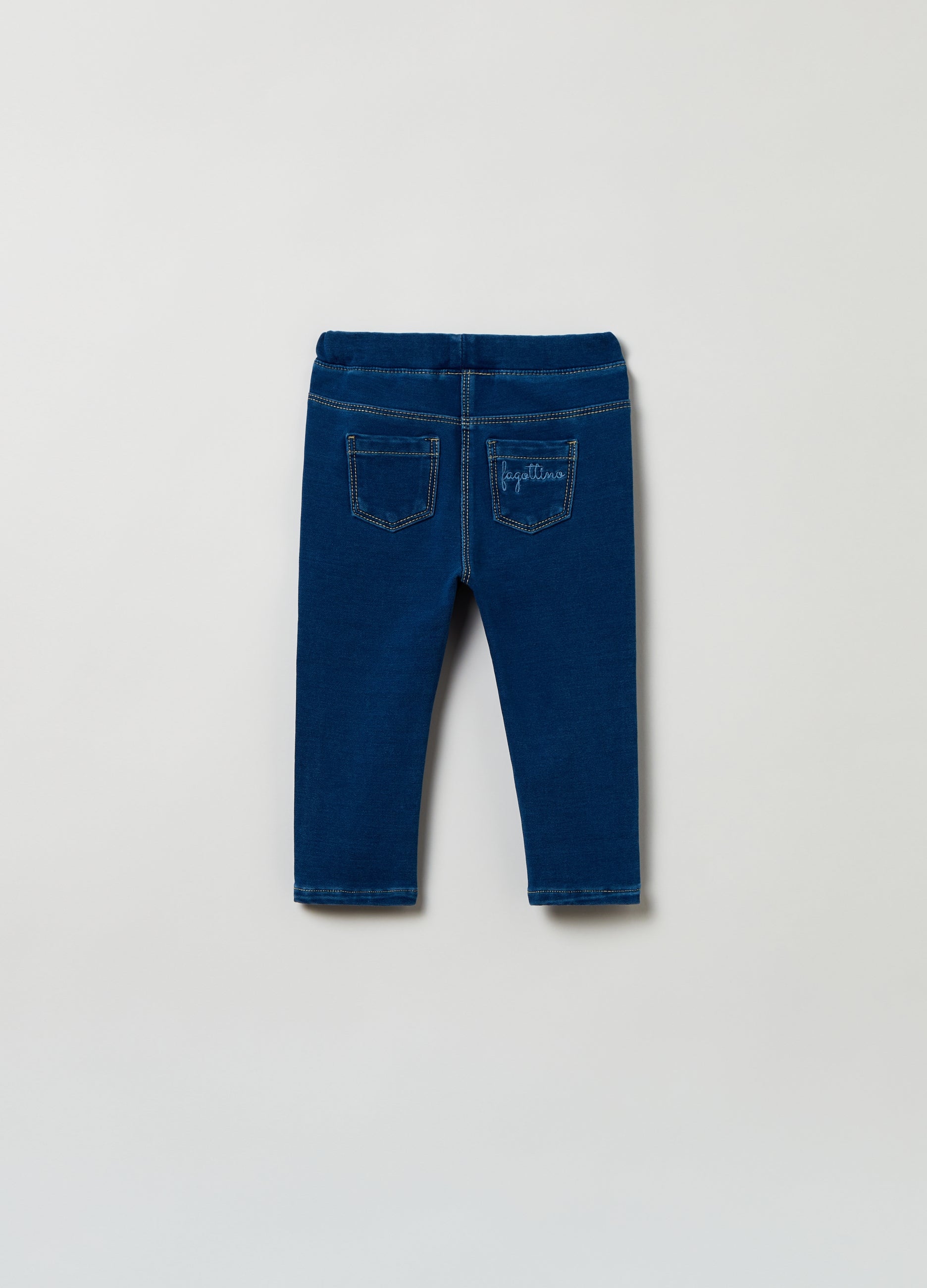 Ovs Baby Girl Jeggings With Chick Embroidery Ovs Baby Girl Jeggings With Chick Embroidery