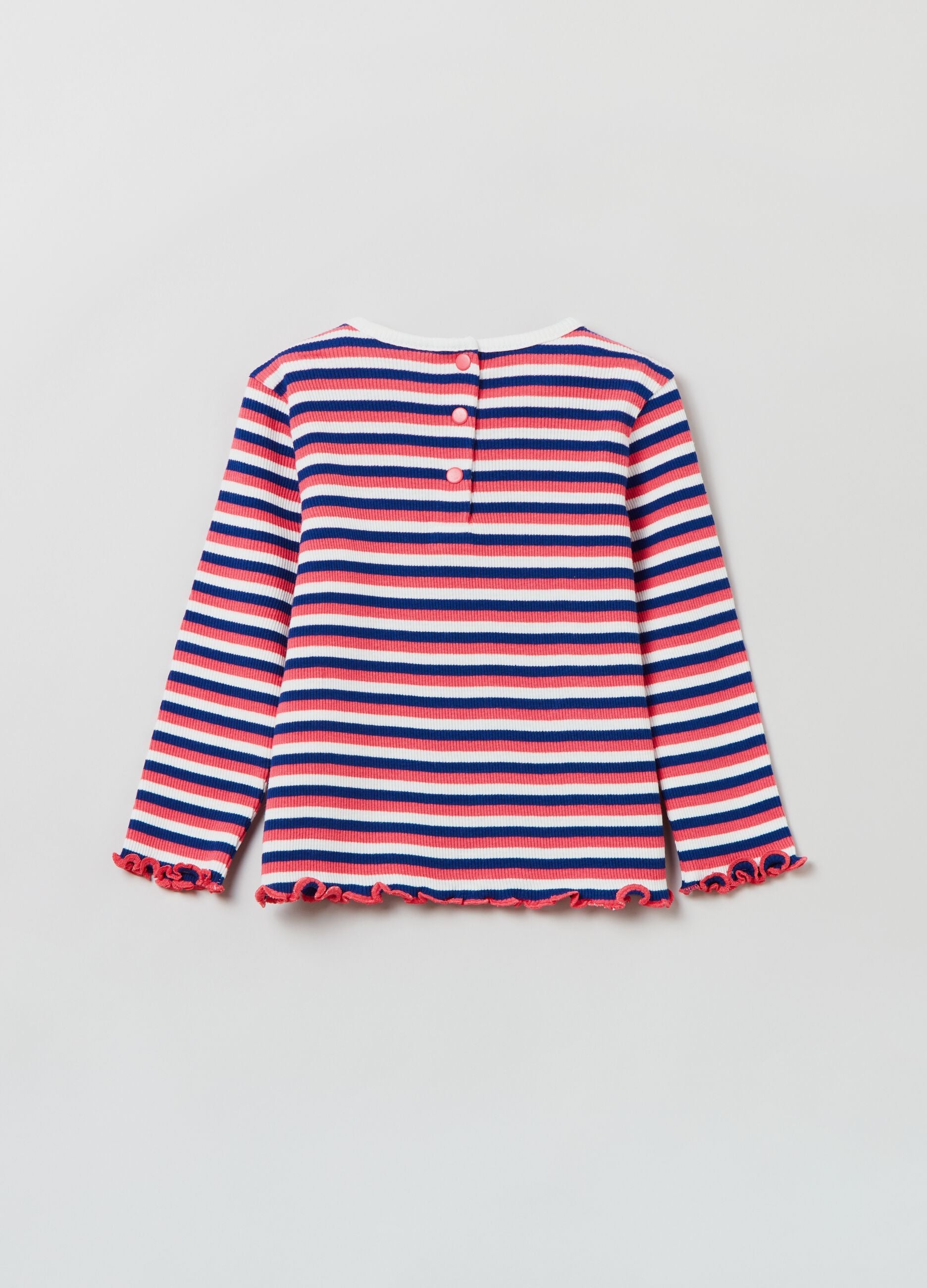 Ovs Striped T-Shirt With Long Sleeves Ovs Striped T-Shirt With Long Sleeves