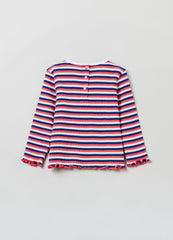 Ovs Striped T-Shirt With Long Sleeves