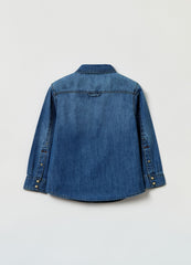 Ovs Housebrand Denim Shirt With Pockets