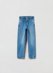 Ovs Girls Paper Bag Waist Jeans