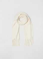 Ovs Piombo Maxi Scarf With Fringing