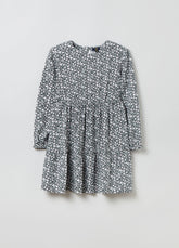 Ovs Housebrand Floral Dress With Flounce