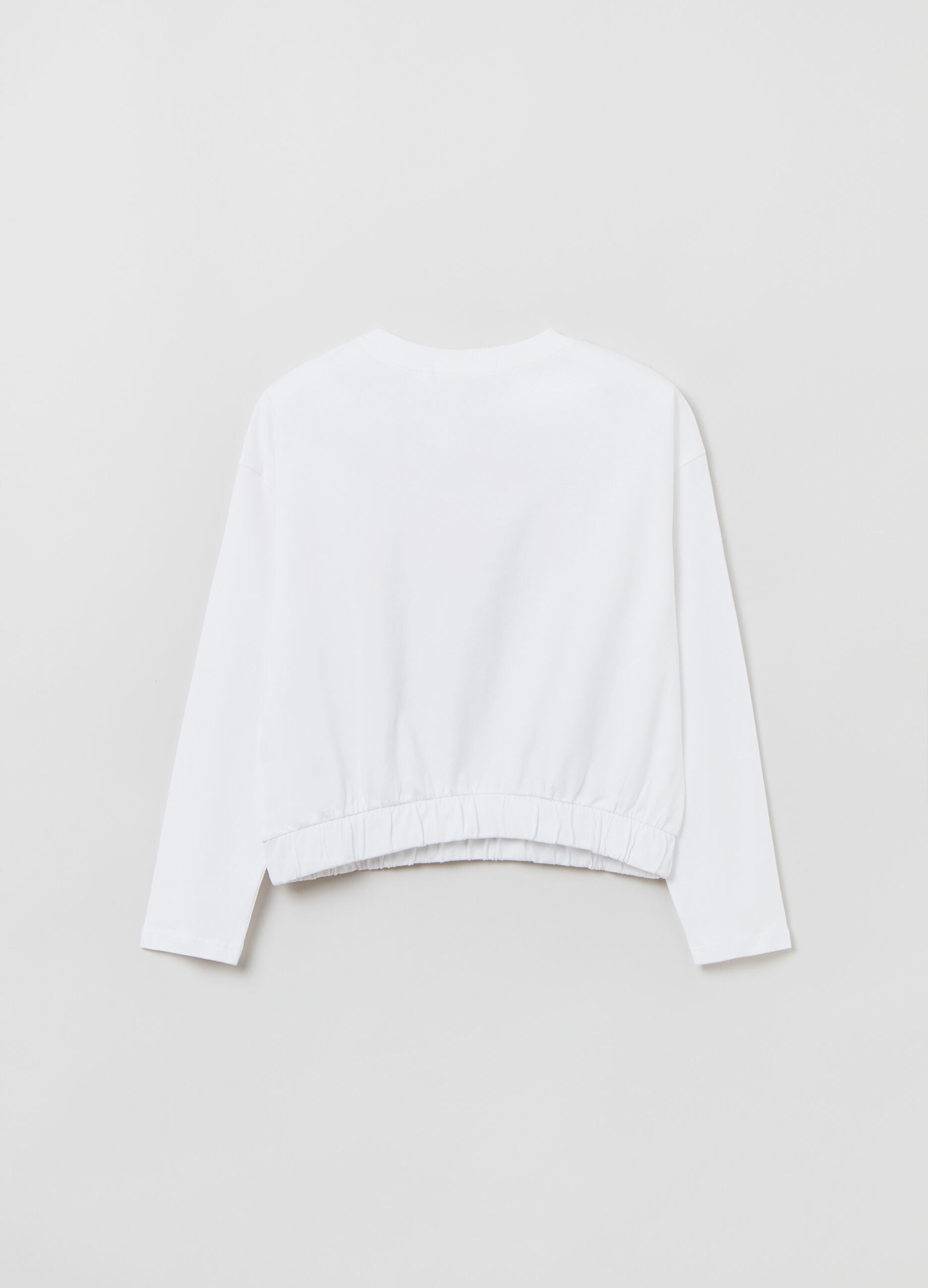 Ovs Long-Sleeved T-Shirt With Flowers Print Ovs Long-Sleeved T-Shirt With Flowers Print