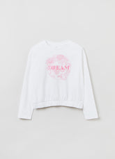 Ovs Long-Sleeved T-Shirt With Flowers Print