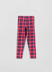 Ovs Girls Checked Leggings