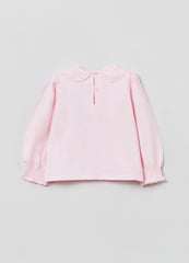 Ovs Long-Sleeved T-Shirt In Broderie Anglaise