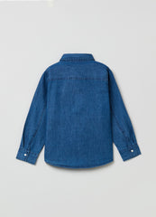 Ovs Housebrand Denim Shirt With Pockets