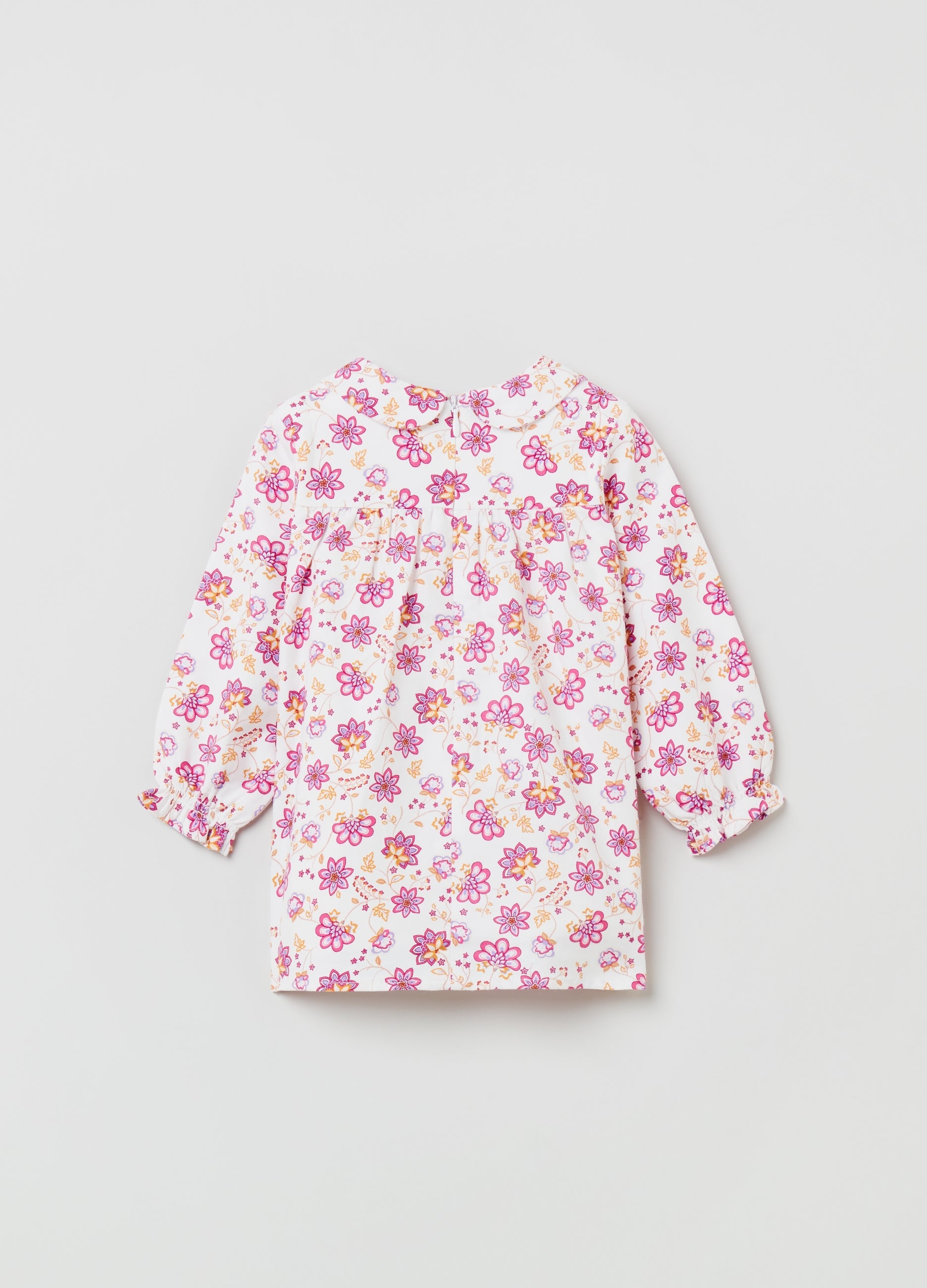 Ovs Girls Floral Dress In Flannel Ovs Girls Floral Dress In Flannel