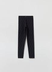 Ovs Leggings With Printed Lettering