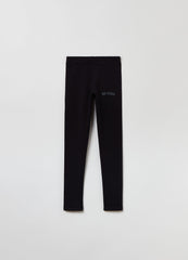 Ovs Leggings With Printed Lettering