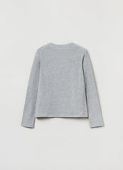 Ovs Girls Everywhere Print Long Sleeve T-Shirt