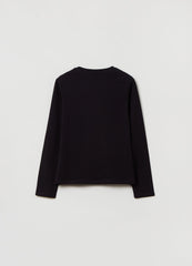 Ovs Girls Everywhere Print Long Sleeve T-Shirt