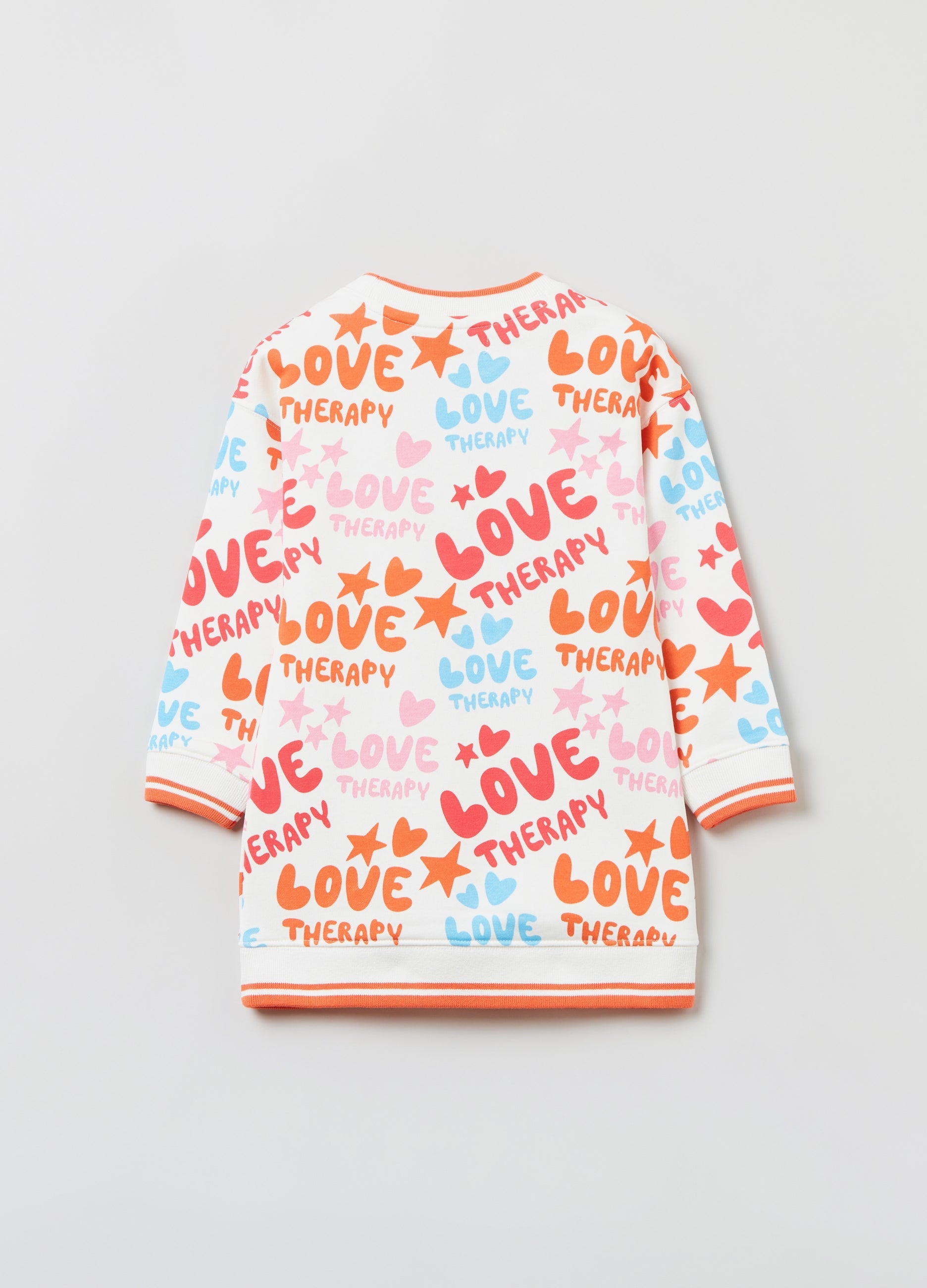 Ovs Girls Love Therapy Sweat Dress Ovs Girls Love Therapy Sweat Dress