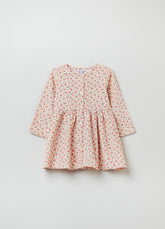 Ovs Baby Girl Corduroy Dress With Ditsy Floral Print