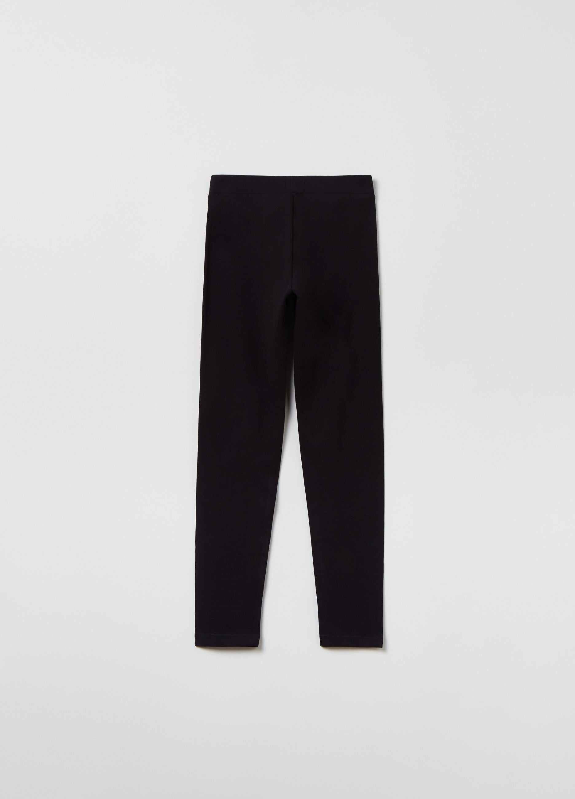 Ovs Leggings With Printed Lettering Ovs Leggings With Printed Lettering