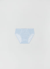 Ovs Five-Pack Cotton Briefs With Stripes