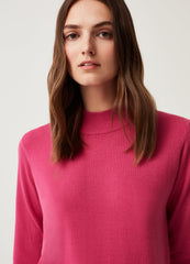 Ovs Womens Pullover With Mock Neck