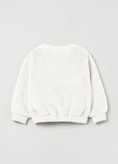 Ovs Girls Faux Fur Sweatshirt