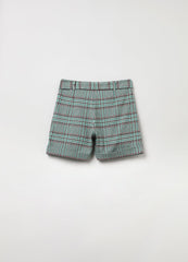 Ovs Girls Tartan Check Tie Waist Short