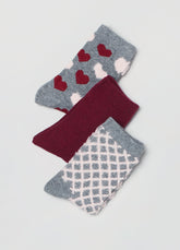 Ovs Girls 3 Pack Long Socks