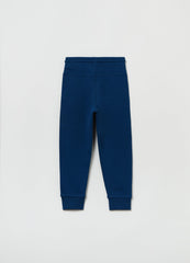 Ovs Boys Fleece Joggers With Drawstring And Print