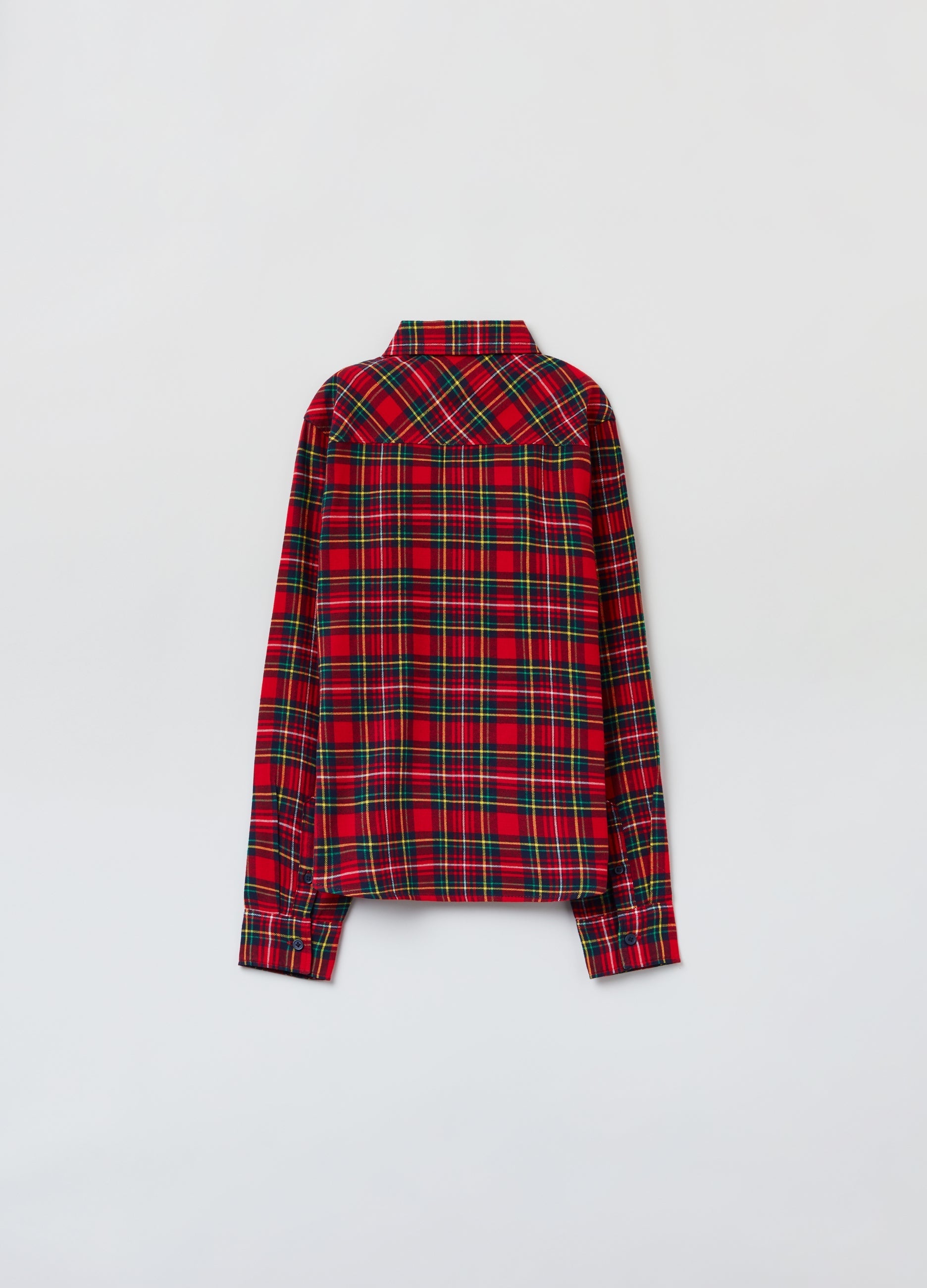 Ovs Boys Tartan Check Shirt Ovs Boys Tartan Check Shirt