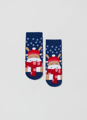 Ovs Boys Reindeer Antislip Socks