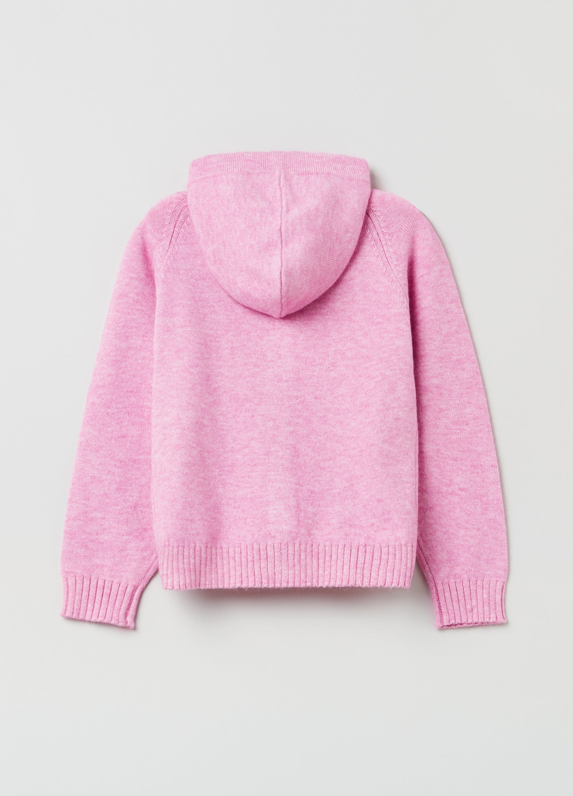 Ovs Girls Zip Through Knit Hooded Cardigan Ovs Girls Zip Through Knit Hooded Cardigan