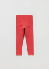 Ovs Kids Girl Solid Colour Treggings With Pockets