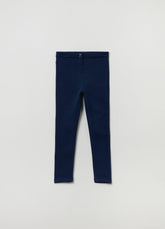 Ovs Kids Girl Solid Colour Treggings With Pockets