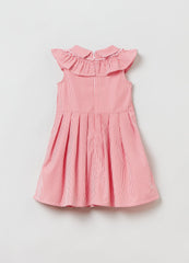 Ovs Kids Girl Striped Sleeveless Dress With Ruffles