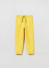 Ovs Kids Boy Plush Joggers With Drawstring