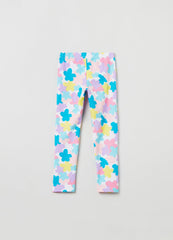 Ovs Kids Girl Leggings With Flower Print