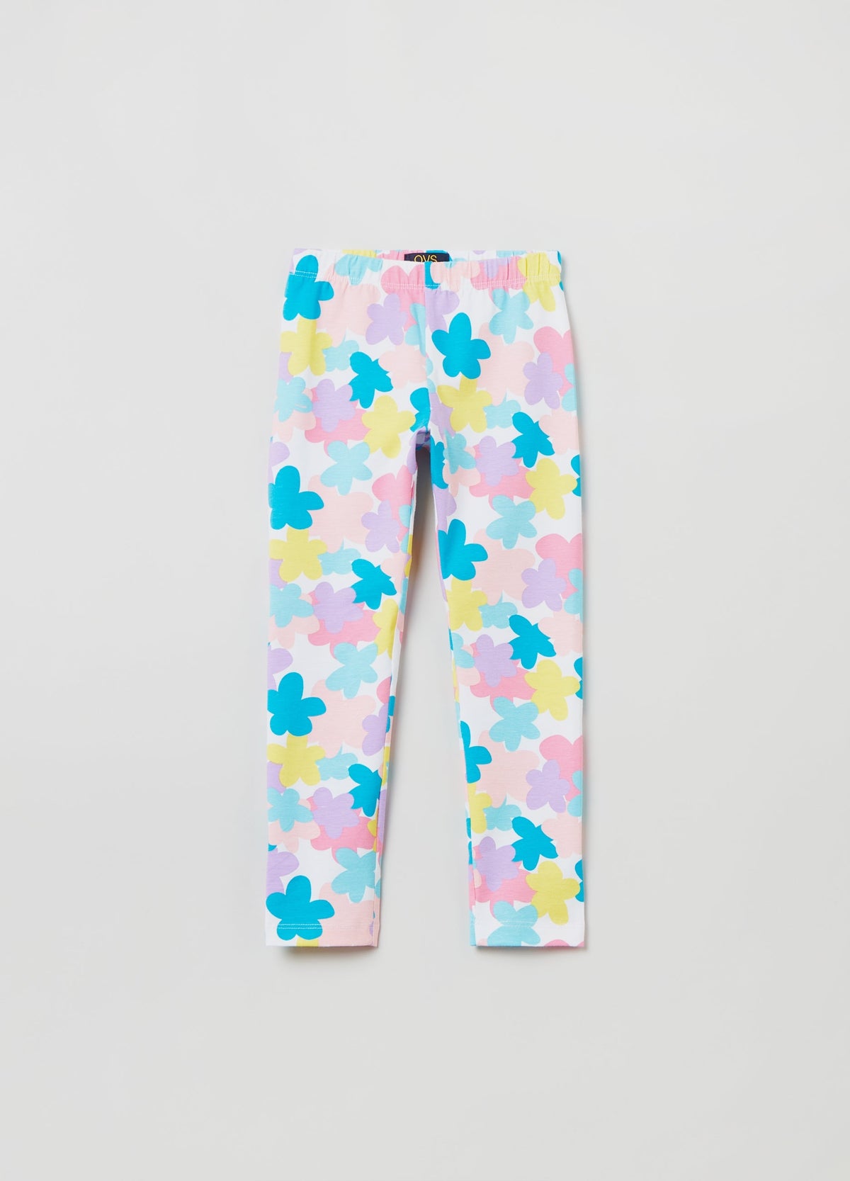 Ovs Kids Girl Leggings With Flower Print