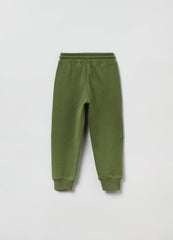 Ovs Kids Boy Plush Joggers With Drawstring