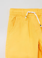 Ovs Kids Boy Cotton Bermuda Shorts With Drawstring