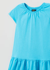 Ovs Kids Girl Cotton Dress With Flounce