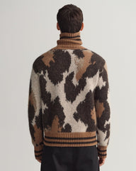 Gant Leopard Rollneck Sweater