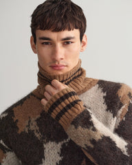Gant Leopard Rollneck Sweater