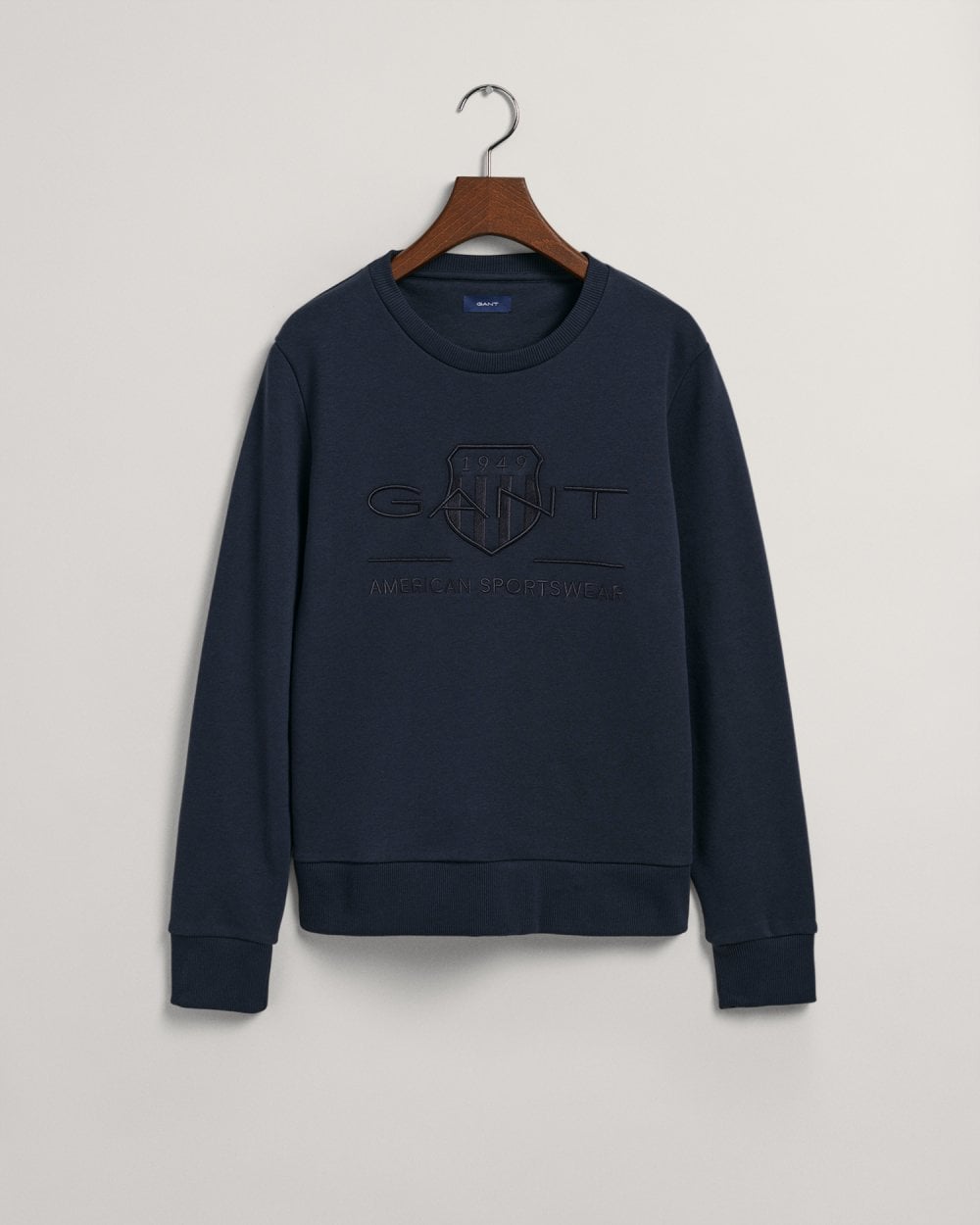 Gant Tonal Shield Crew Neck Sweatshirt Gant Tonal Shield Crew Neck Sweatshirt