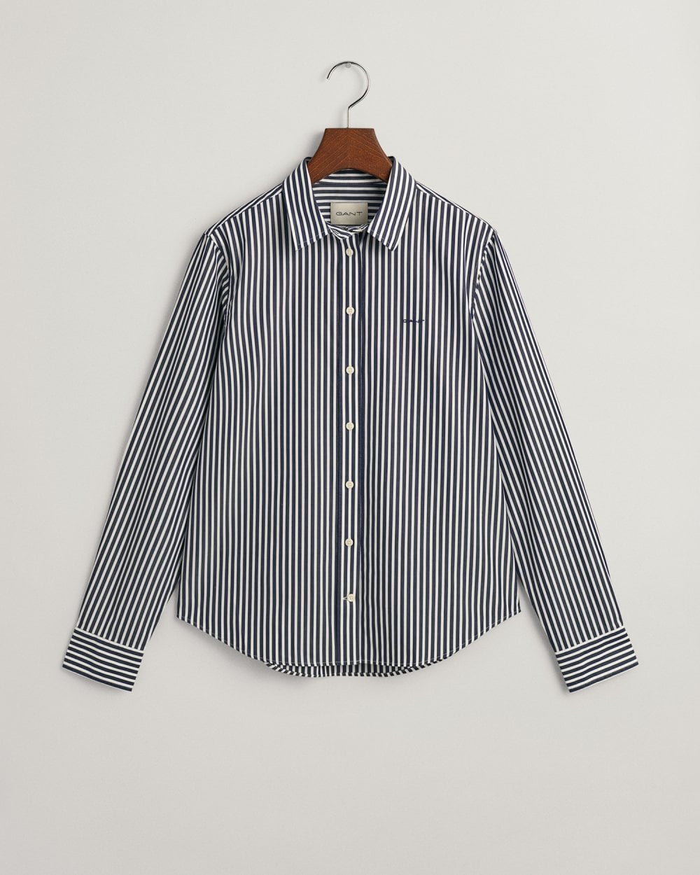 Gant Regular Fit Striped Poplin Shirt Gant Regular Fit Striped Poplin Shirt