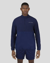 Men’S Long Sleeve 1/2 Zip Top - Navy